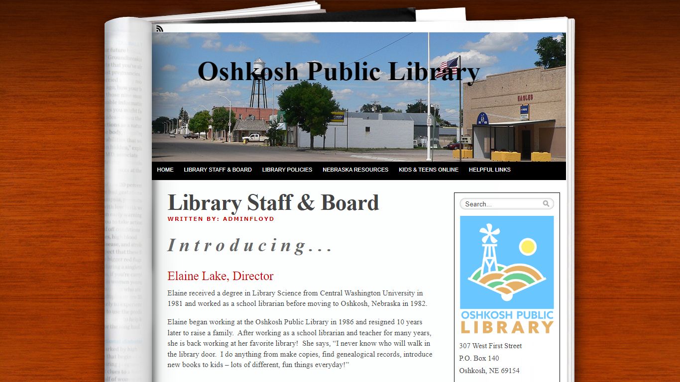 Library Staff & Board « Oshkosh Public Library